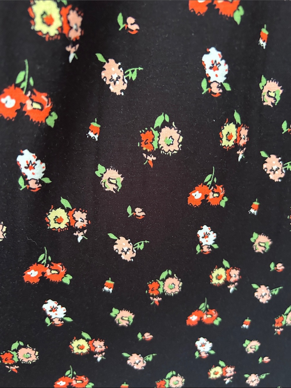 Boden Rosanna Jersey Midi maxi Tea black dainty spring floral Dress 8 - Picture 12 of 14